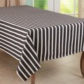 Saro Lifestyle SARO  Cotton Tablecloth with Striped Design 306.BW65104B